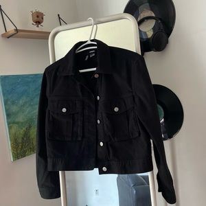 Black Cropped Jacket